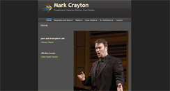 Desktop Screenshot of markcrayton.com